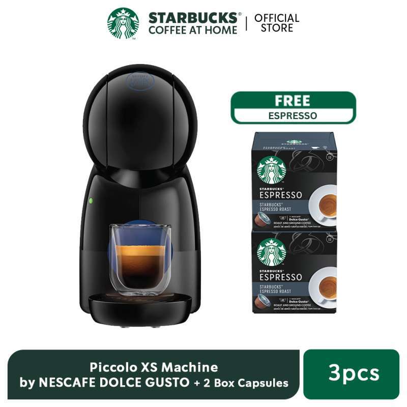 Jual Piccolo Xs Machine + 2 Box Capsules (espresso) Di Seller Starbucks