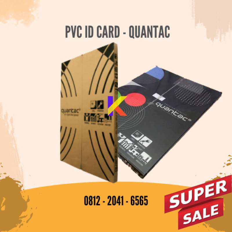 Pvc Quantac Promo PVC ID Card Laser A3+ PET Instant - QUANTAC Diskon 23% di Seller ...