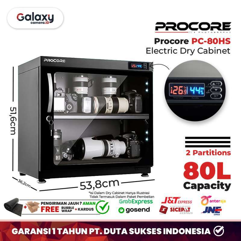 Jual Procore Pc-80hs 80l Dry Cabinet Box Kamera Pro Core Pc-80s Resmi ...