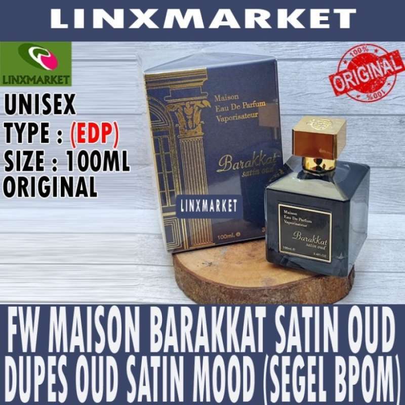 Promo FRAGRANCE WORLD MAISON BARAKKAT SATIN OUD 100ML (DUPES OUD SATIN