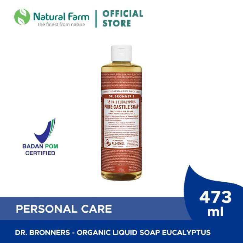Promo Dr. Bronners Pure Castile Liquid Soap 473 ml Eucalyptus Diskon 23 ...