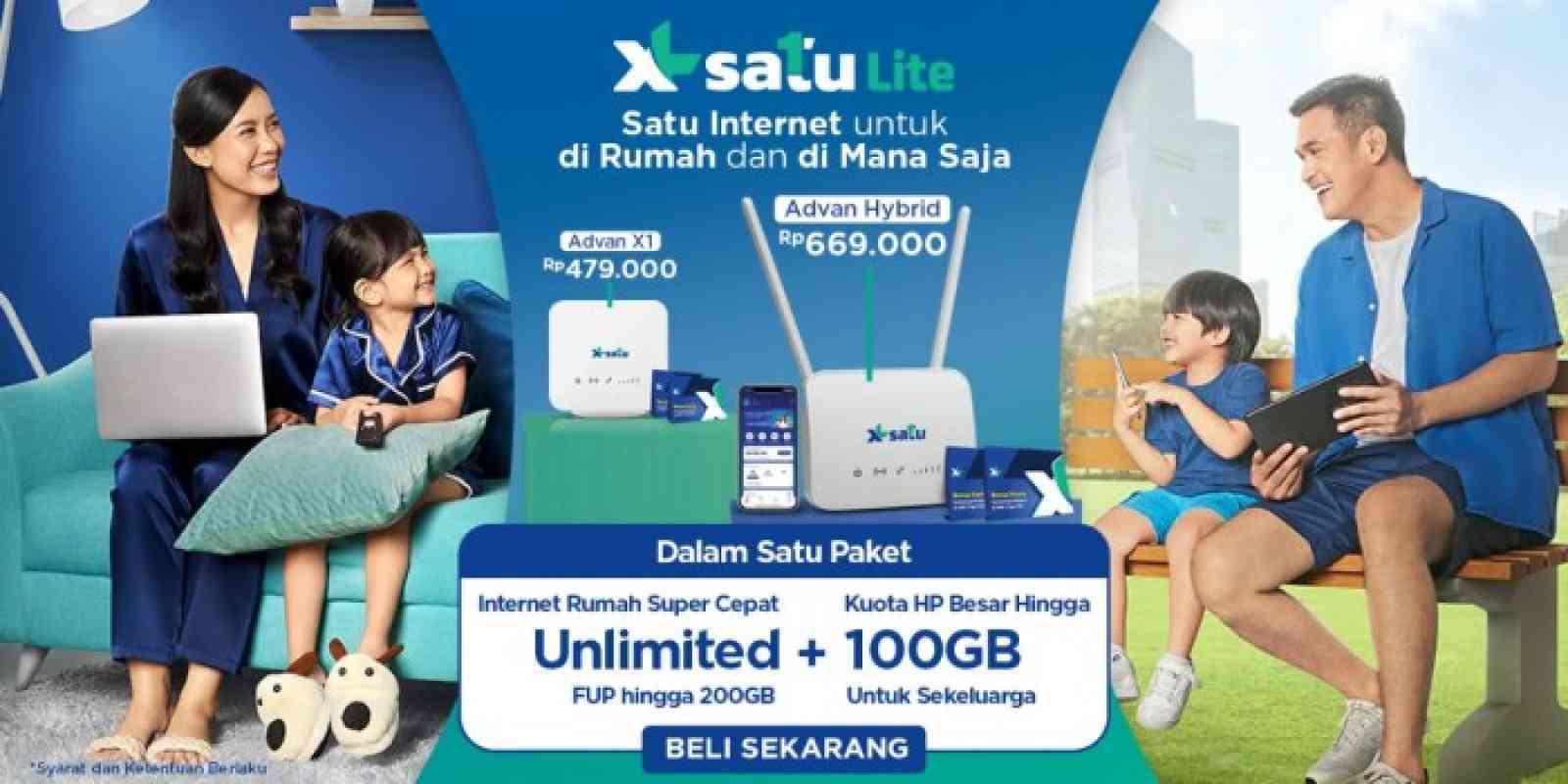 Jual Xl Satu Home Advan Hybrid Modem Wifi Router Bonus Kuota Unlimited