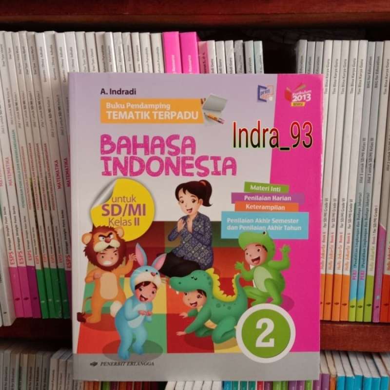 Jual Buping Bahasa Indonesia kelas 2 SD Erlangga K13N Revisi di Seller ...