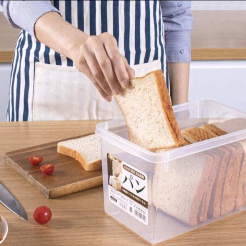 Tempat Simpan Roti Promo Bread Container|kontainer Penyimpanan Roti Serbaguna Diskon 33% ...