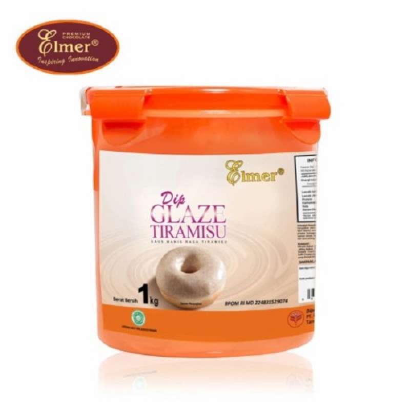 Jual Elmer Tiramisu Spread / Dip Glaze 1 Kg Olesan Roti Selai (kemasan ...
