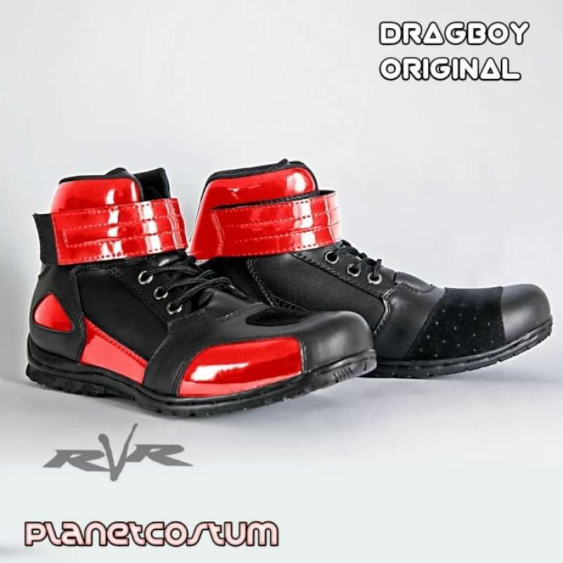 Sepatu Motor Rvr Jual Sepatu Bikers Terbaru Rvr Dragboy Merah Red Boots Motor Touring ...