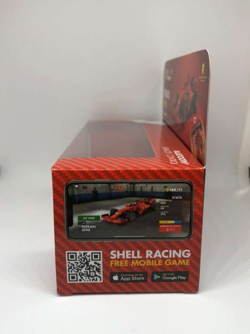 Shell Racing F1 Qr Code Promo Shell Motorsport Collection Scuderia Ferrari Sf90 F1 Rc- Mobil ...