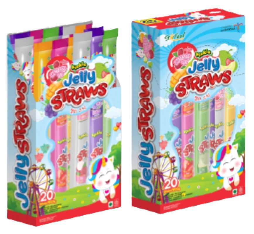 Jual Jelly Straws Kiokio Stick (1 Box Isi 20 Stik) Jeli Jelli Enak ...