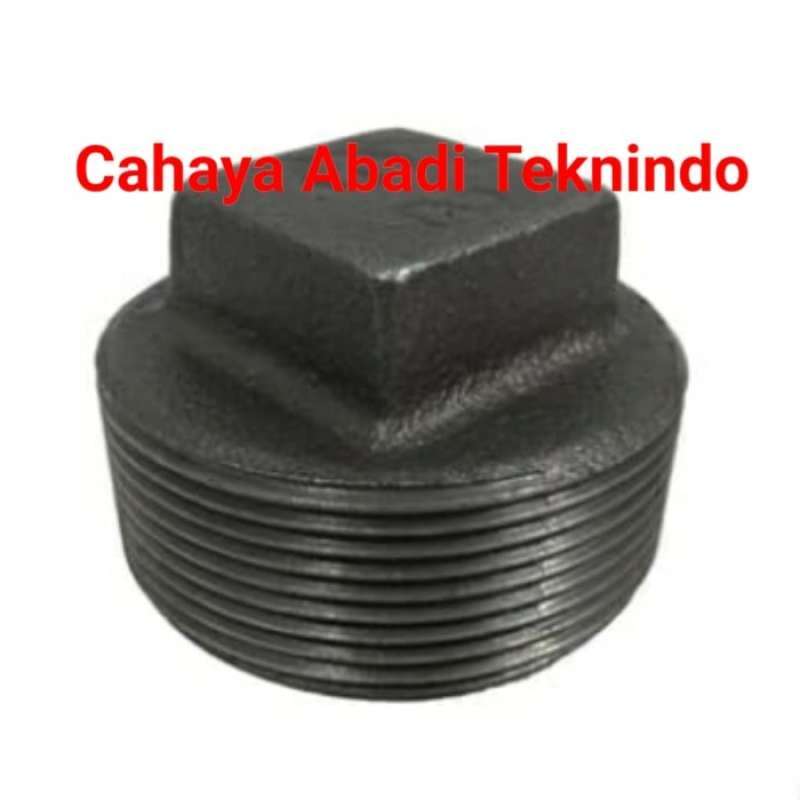 Promo Plug Steam Drat 3/4(inch) Plug Besi Hitam Diskon 23% Di Seller ...