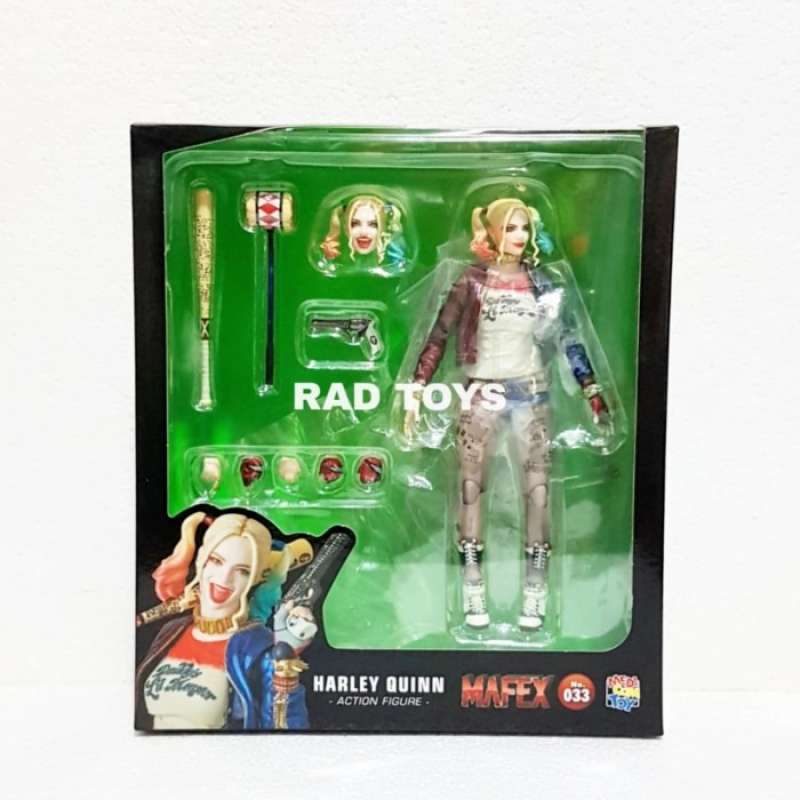 Medicom Harley Quinn Sofubi – Figurine Rétro Vinyle – DC Comics – 10 Pouces – MINT