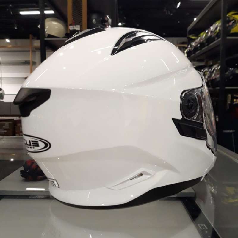 Promo Zs 613 C White Helm Zeus Modular Helm Zeus Full Face Half Face Terbaik Diskon 9 Di Seller