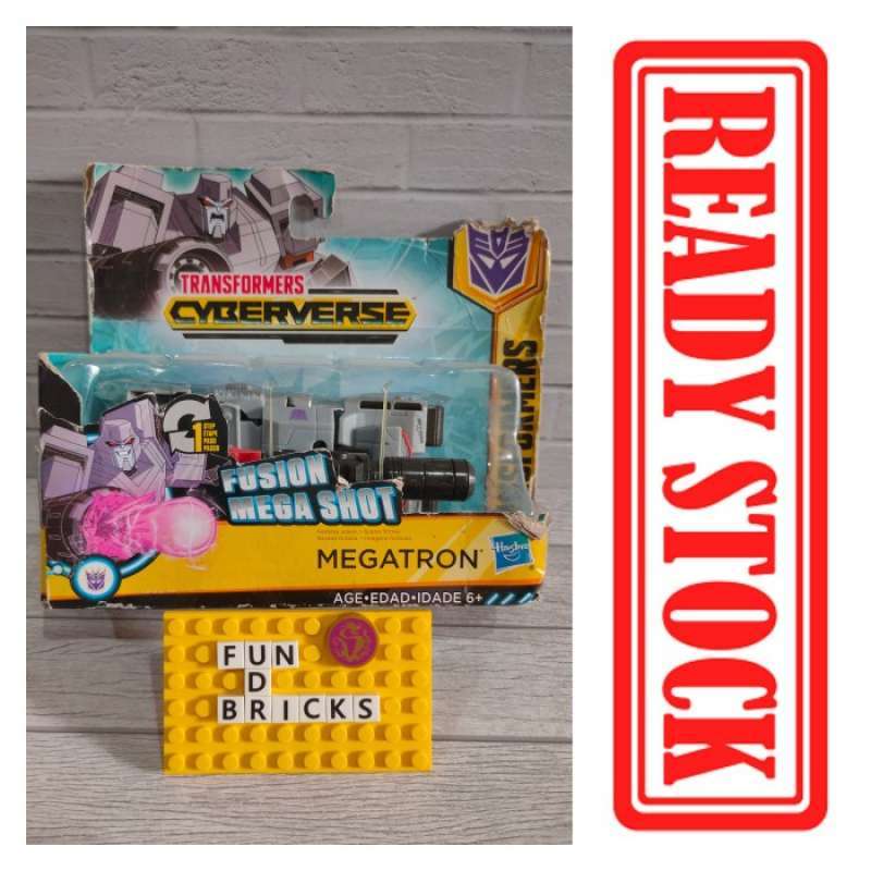Mega Rroms Transformers Promo Hasbro Transformers Cyberverse Fusion Mega Shot Megatron Diskon ...