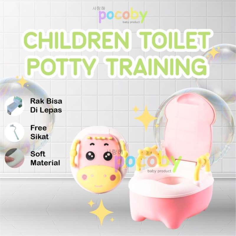 Promo Toilet Potty Training Pocoby Pispot Jongkok Anak Latihan Pipis