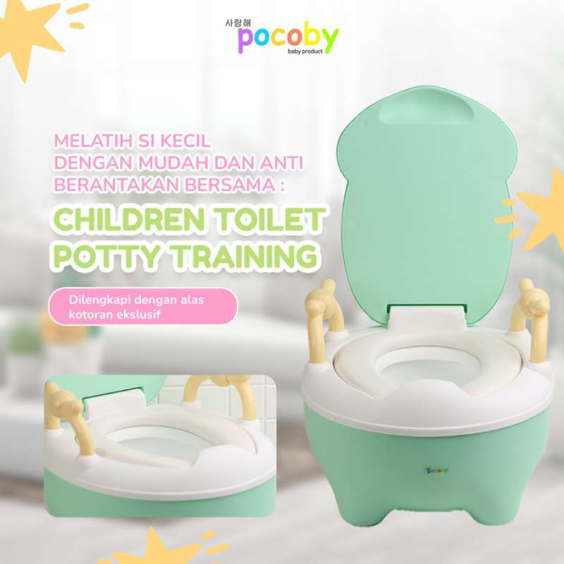 Promo Toilet Potty Training Pocoby Pispot Jongkok Anak Latihan Pipis