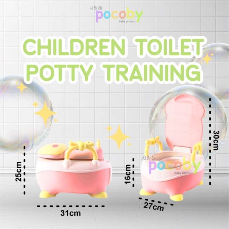 Promo Toilet Potty Training Pocoby Pispot Jongkok Anak Latihan Pipis