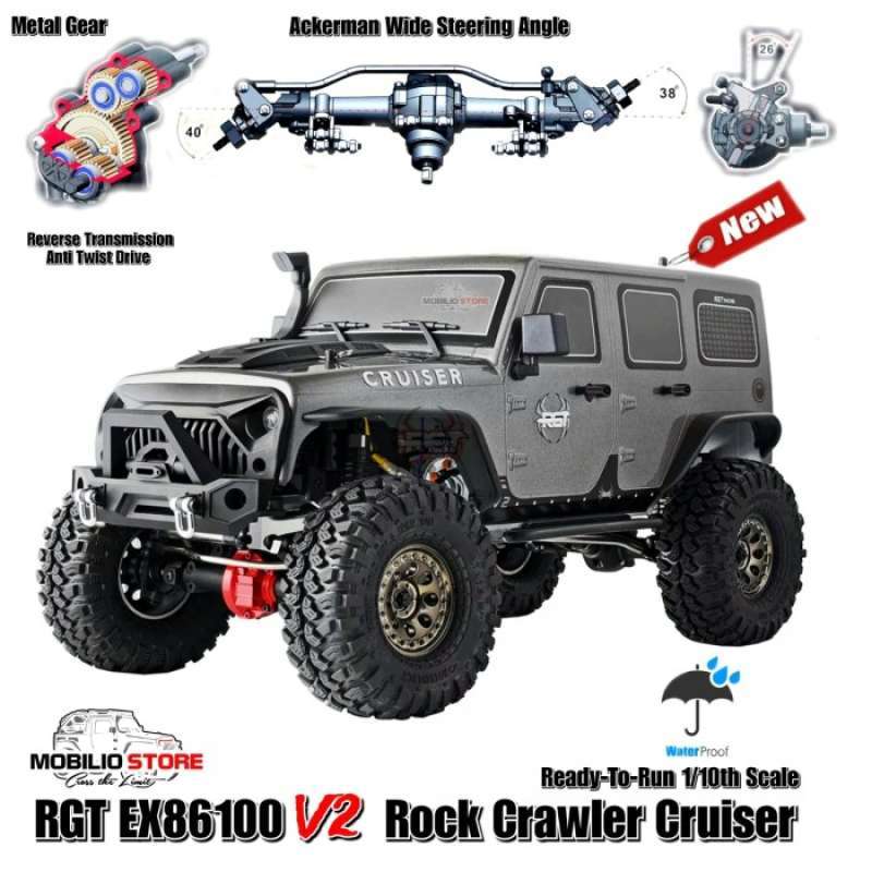 RGT EX 86100 V2 1 10 Scale Rock Crawler Cruiser 4WD Offroad RTR RC Car