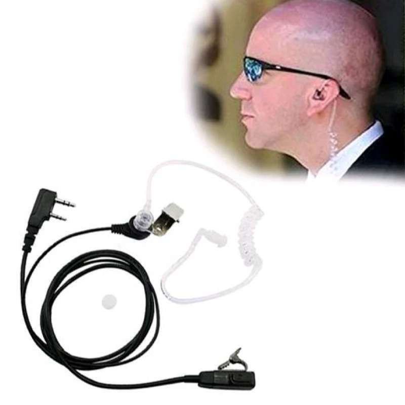 Security Tube Headset Earphone Sport Occasion For Motorola Kenwood Baofeng Walkie Talkie Radio 2 2 Pin Covert Acoustic Air Tube - 44