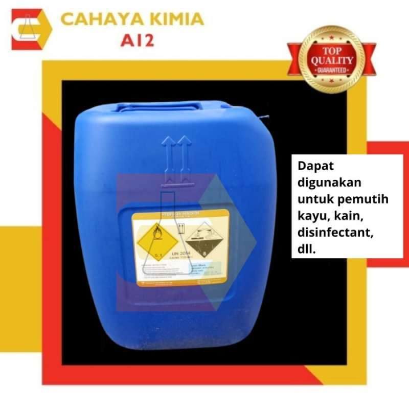 Brand H2o2 Promo H2O2 Korea 50% (Hydrogen Peroxide) 1 Jerigen 30 kg INSTANT ONLY ...