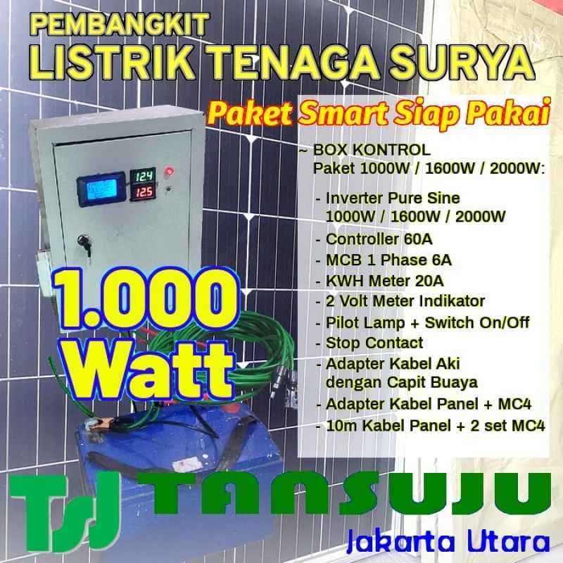Promo Paket Kontrol Plts Siap Pakai Controller Inverter 1000w 1600w
