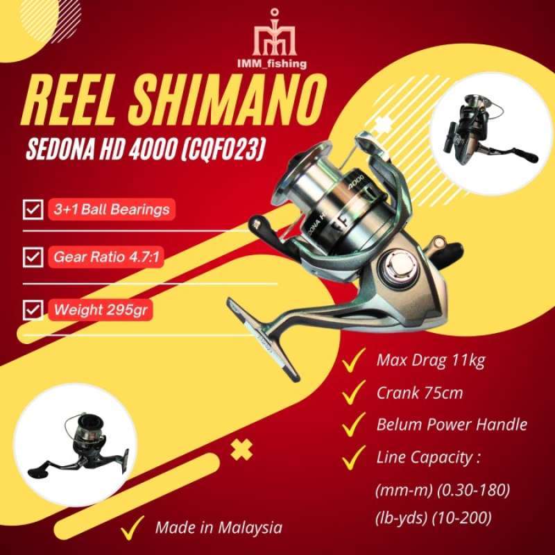 Promo Reel Shimano Sedona 2500 HG Diskon 23% di Seller aaron