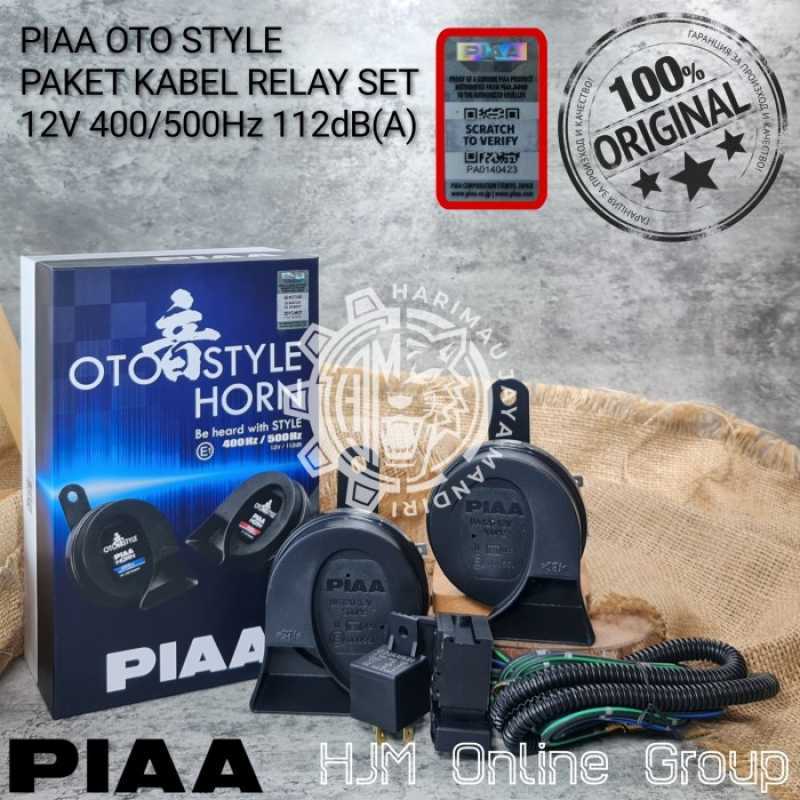 Promo Sale Klakson Piaa Oto Style Horn 12V + Cable Relay Set Bosch