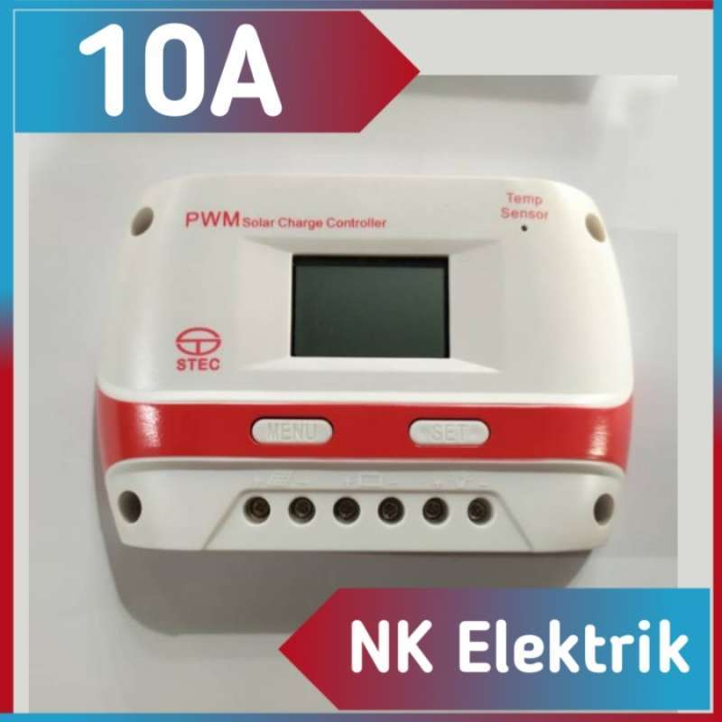 Promo Solar Charge Controller panel surya 10A PWM / BCR / SCC STEC ...