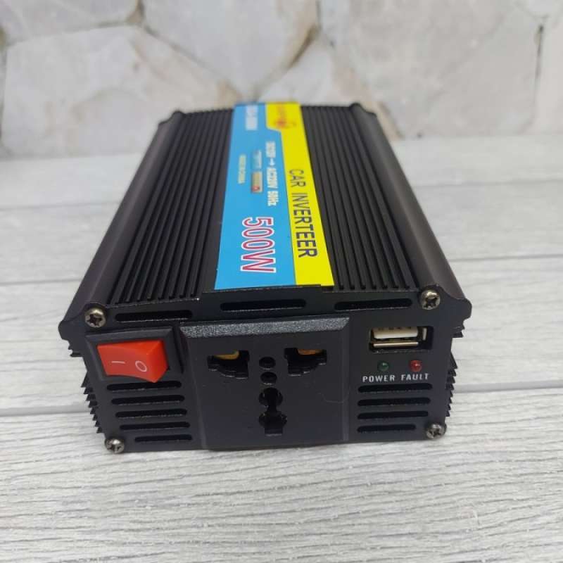 Promo Power Inverter Sunpro Sda-500w Dc 12v-ac 220 V 50 Hz Car Inverter ...