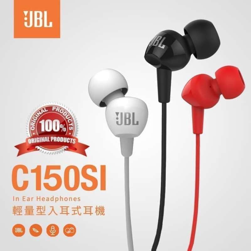 Promo Earphone Jbl C150si Original Garansi Ims Diskon 23 Di Seller Azurestore Kebon Kacang Kota Jakarta Pusat Blibli