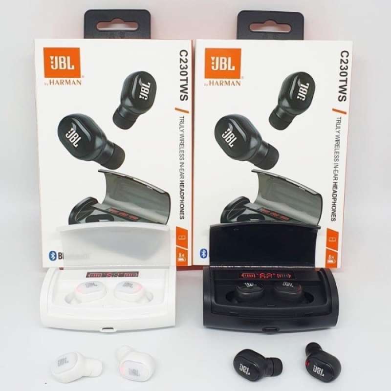 Bluetooth Headset LED Wireless Earbuds JBL C230TWS