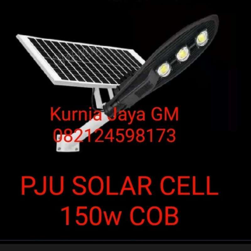 Promo Lampu Jalan Solar Cell LED COB 150w PJU Tenaga Surya 150Watt ...
