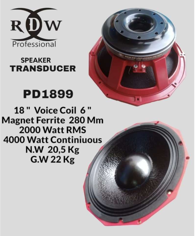 Speaker 18 inch voice coil 6 inch discount