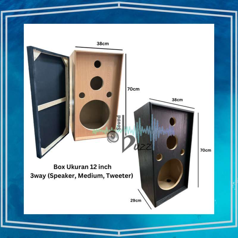 BOX SPEAKER 12 INCH 3 WAY MODEL NATIONAL PER 1 PCS XIONSTORE