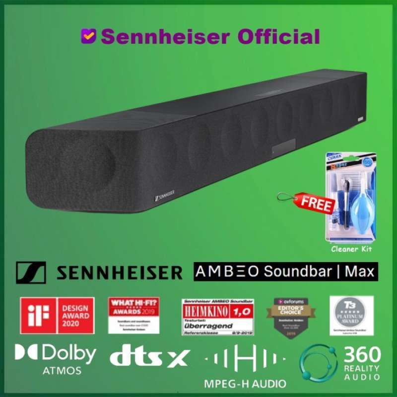 Promo SENNHEISER AMBEO SOUNDBAR MAX DOLBY ATMOS DTS X 5.1.4 WITH