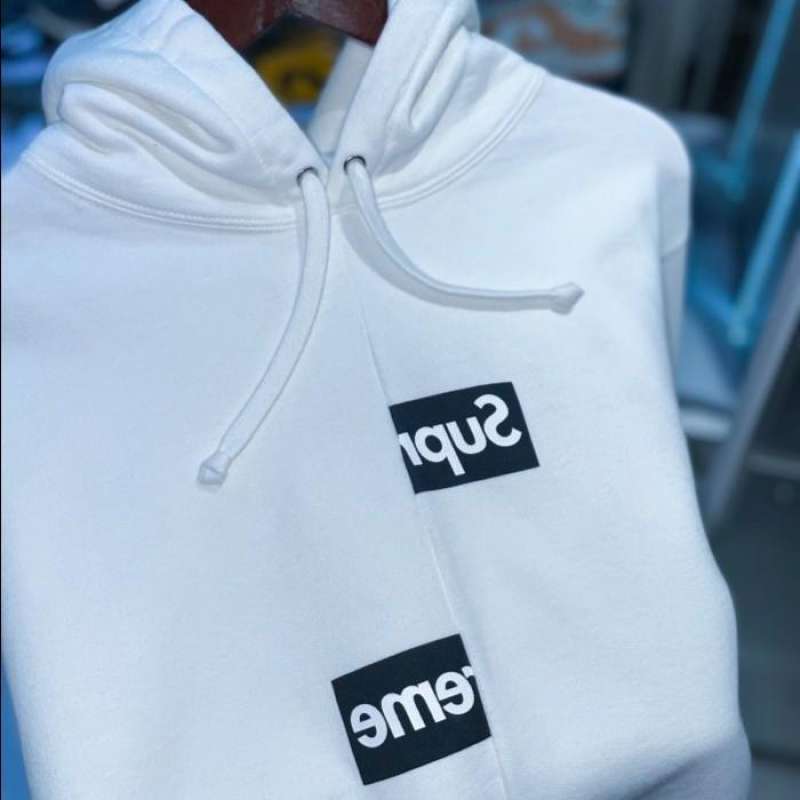 Cdg split logo jacket sale