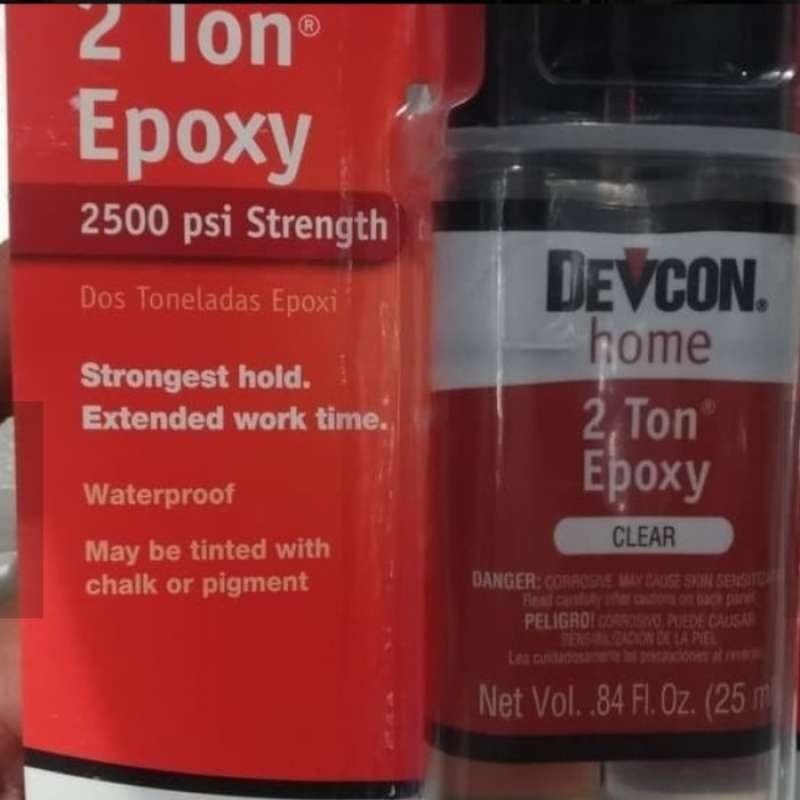 Promo lem epoxy Devcon lem Besi keramik Kaca2ton super kuat 2500 psi ...