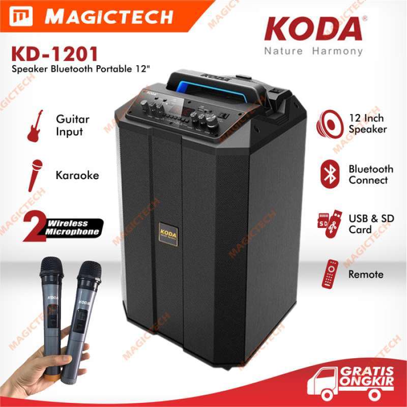 KODA SPEAKER PORTABLE BLUETOOTH KARAOKE KD-1201 12