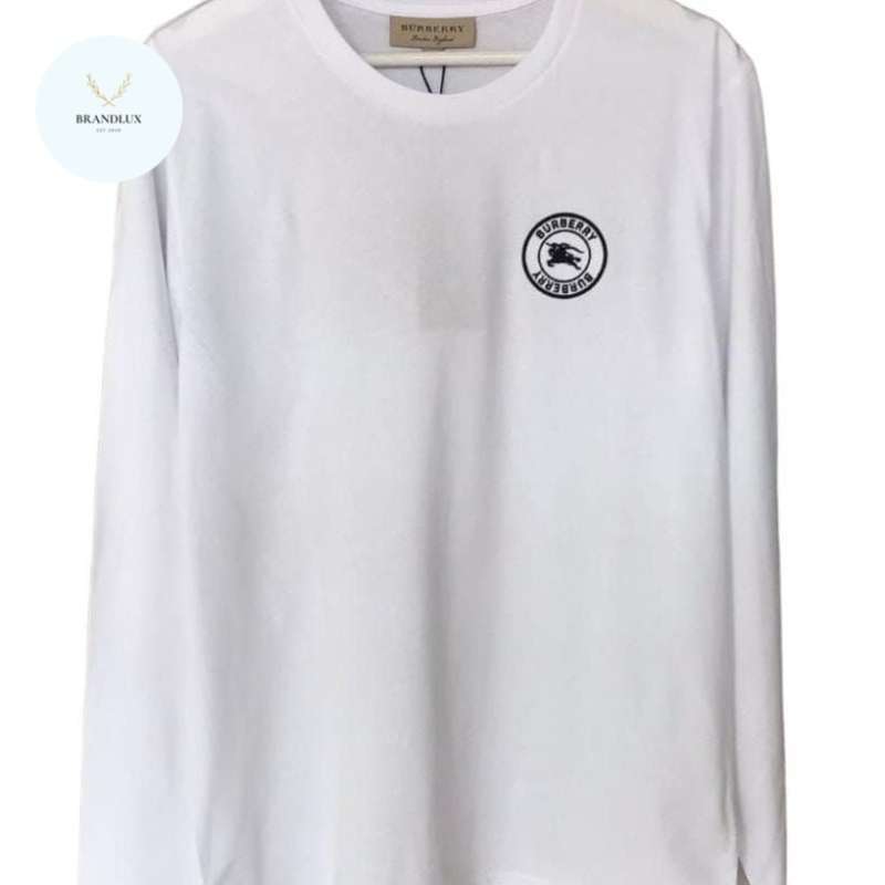 Jual Burberry Jenson Tshirt Longsleeved Logo - 100