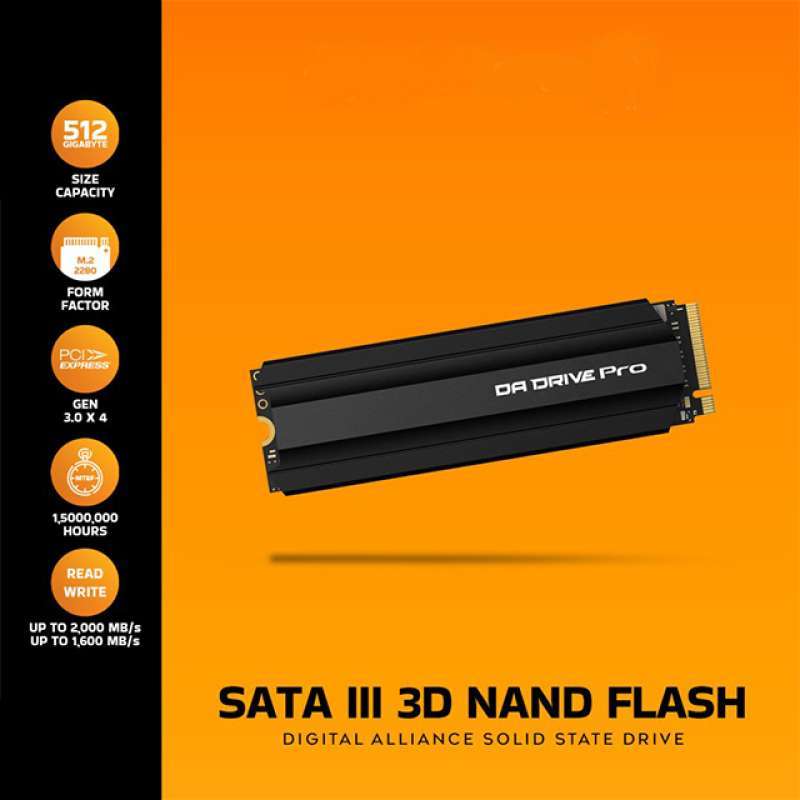 Jual SSD Internal Digital Alliance Drive Pro M.2 NVME di Seller PT