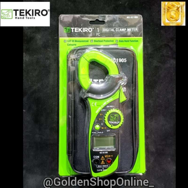 Promo TEKIRO DIGITAL CLAMP METER / TANG AMPER DIGITAL MERK TEKIRO