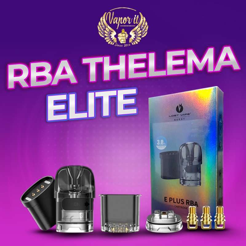 Jual E Plus Rba Cartridge Thelema Elite 40 Rba 3ml Authen By Lost Vape
