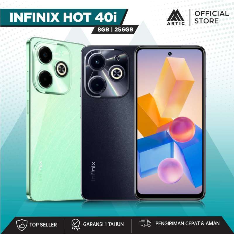 Promo Handphone Infinix Hot 40i 8/256 Gb Smartphone Android Hp Terbaru