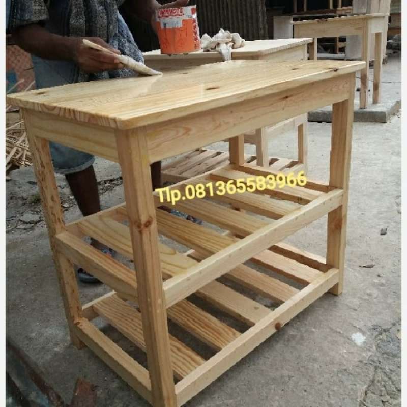 Promo Rak/Meja/Rak Tv/Meja Tv/Meja Tingkat/Rak Kayu/Rak Piring/Rak Buku