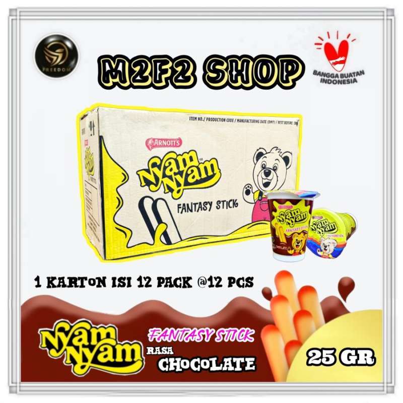 Promo Nyam Nyam Fantasy Stick Chocolate Cokelat 25 gr (Kemasan