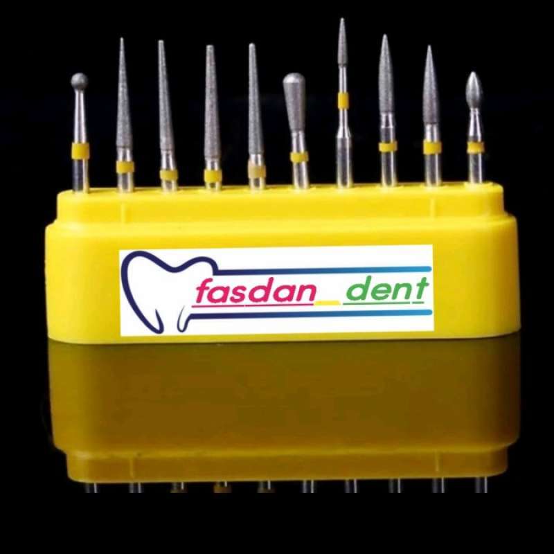 Promo Dental finishing bur yellow / polishing kit /bur gigi poles
