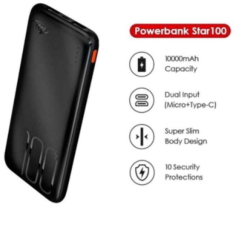 Itel IPP-53 Star100 Powerbank 10000mAh PowerGo Dual input