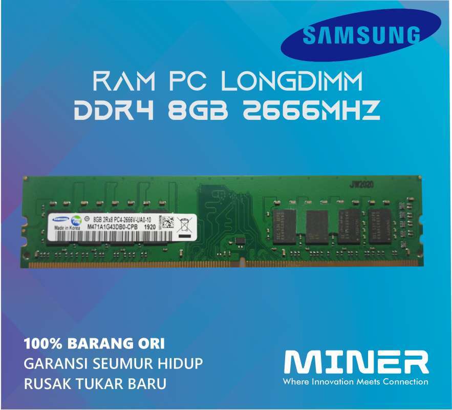 Samsung Ddr4 8gb Ram 2666mhz Promo Memory RAM Pc Samsung Longdimm