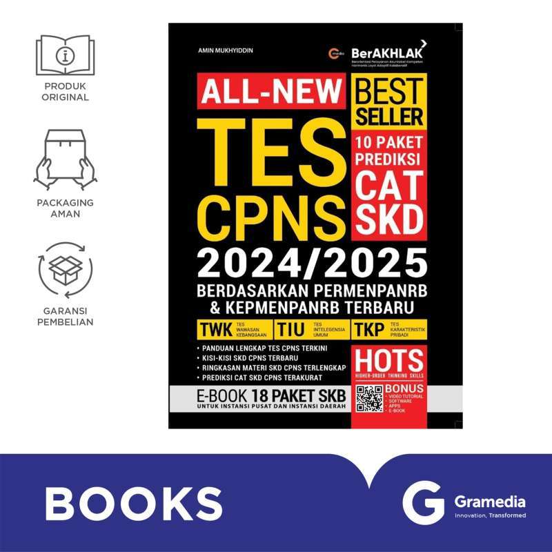 Jual Buku All New Tes CPNS 2024/2025 di Seller Gramedia Official Store