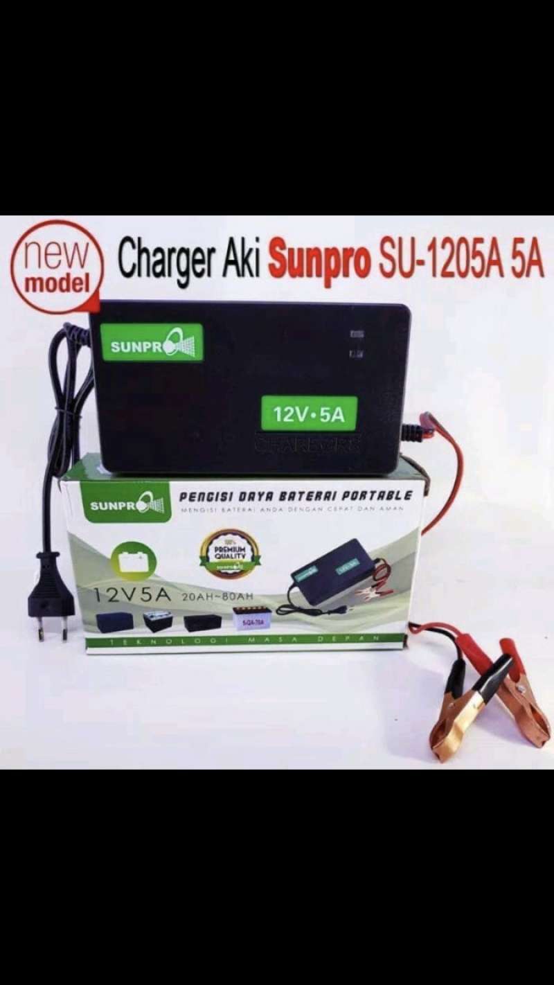 Promo cas aki sunpro 12v 5A Diskon 9% di Seller ADZANA STORE