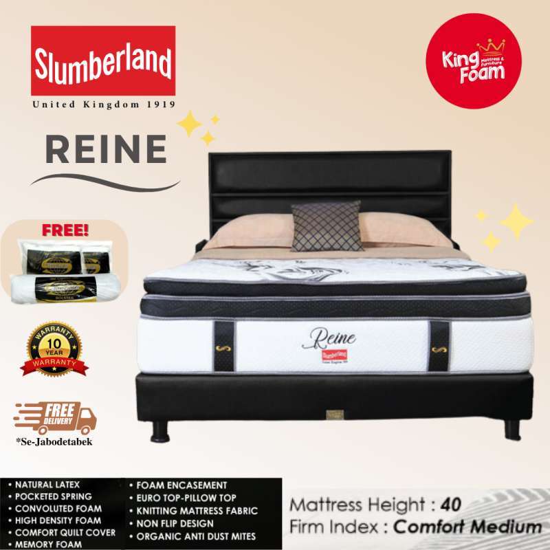 Jual Slumberland Reine Semua Ukuran Kasur Springbed (Full SET) HB Dover