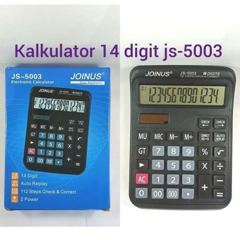 Jual Kalkulator 14 Digit Joinus Js 5003 Di Seller Smart Projeck ...